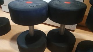 2 Mancuernas York 35kg 2 de 37.5 y 2 de 32.5kg