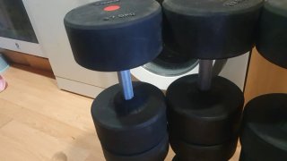 2 Mancuernas York 35kg 2 de 37.5 y 2 de 32.5kg