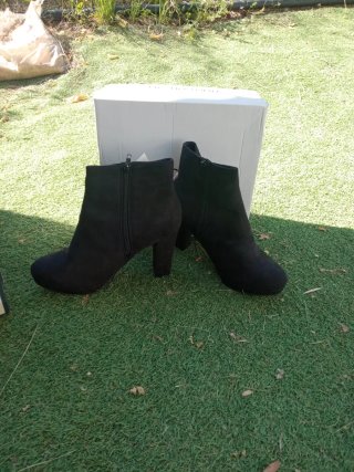 Botines Tino Gonzalez Mujer Negro Talla 40