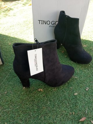 Botines Tino Gonzalez Mujer Negro Talla 40