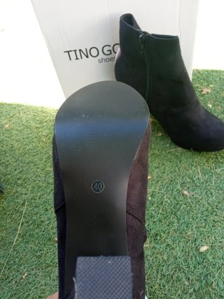 Botines Tino Gonzalez Mujer Negro Talla 40