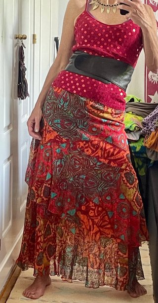 Falda Larga Chacok Multicolor