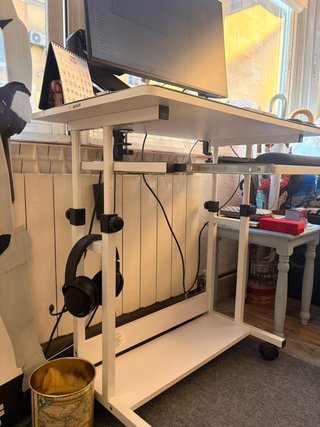 Mesa escritorio ordenador ajustable en  altura