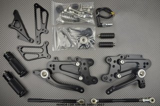 Estriberas retrasadas HONDA CBR 600 RR 2007 - 2017