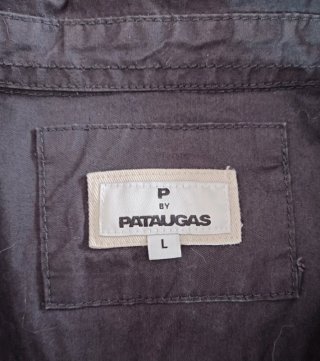 Camicia cargo uomo nera taglia L manica lunga