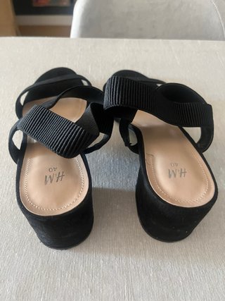 Sandalias negras talla 40
