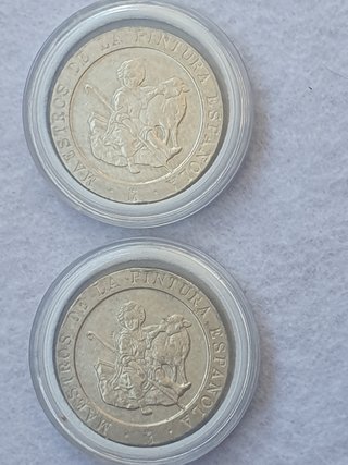 2 Monedas 200 ptas. Juan Luis Vives