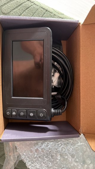Máquina endoscópica con pantalla