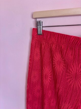 Conjunto Cortefiel Top y Pantalón Fucsia Talla S