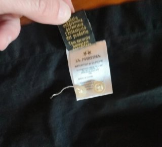 Camisa La Martina Negra Estampada