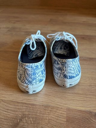 Zapatillas Vans Estampadas en azul y blanco