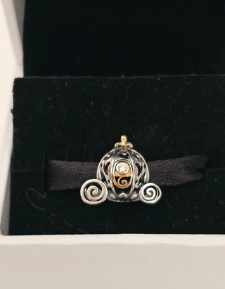 Charm Pandora Carroza Cenicienta Disney 100 Aniver