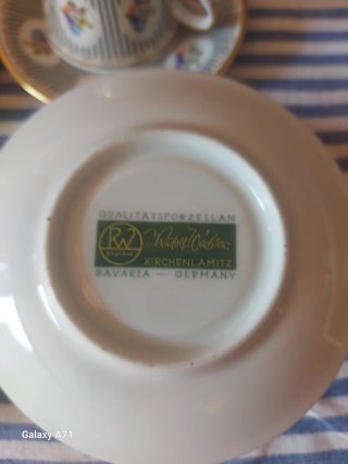 Set 4 Tazzine Caffè RW Bavaria Porcellana.