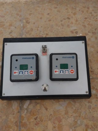 Guía y motores Manusa + central + sensor
