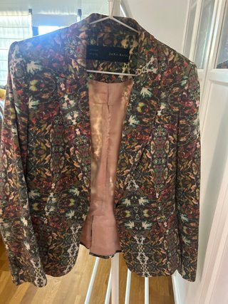 Americana Zara Basic Estampada