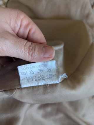 Gabardina beige