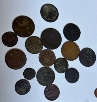 Lote 16 Monedas Antiguas y Vintage