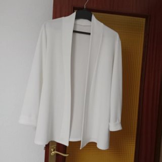 Chaqueta blanca talla única