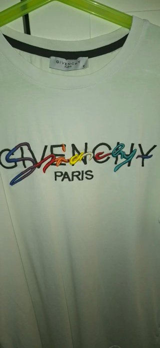 Camiseta Givenchy Blanca Multicolor