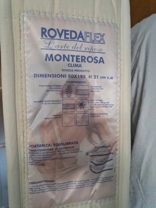 2 Camas 80x195 con Somier Metálico y Madera