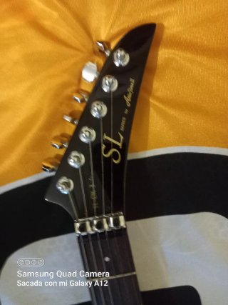 Guitarra Eléctrica Aria SL DX 3 BK Pro II  JAPAN