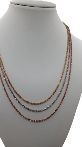 Gargantilla y pulsera plata