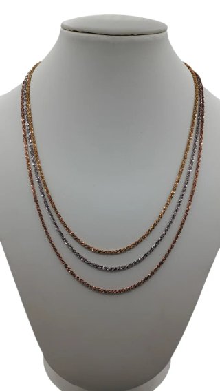 Gargantilla y pulsera plata