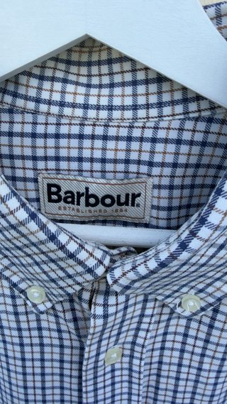 Camisa Barbour Cuadros Talla M