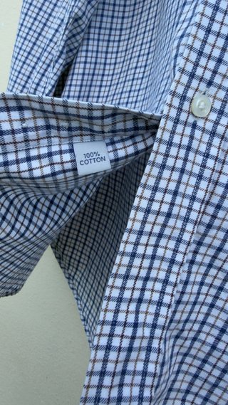 Camisa Barbour Cuadros Talla M