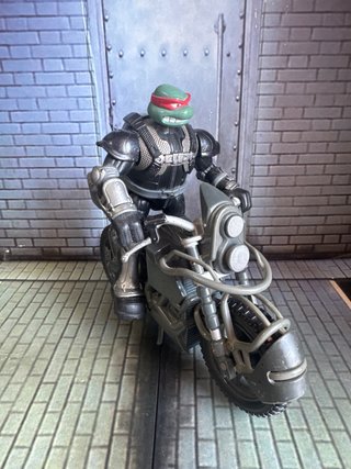 Figura TMNT Raphael en Moto