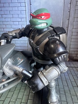 Figura TMNT Raphael en Moto