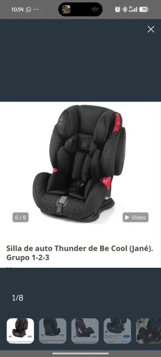 Silla de auto Be Cool Thunder Grupo 1-2-3