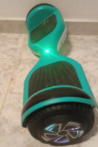 Patín hoverboard Infantil verde luz LED Altavoz