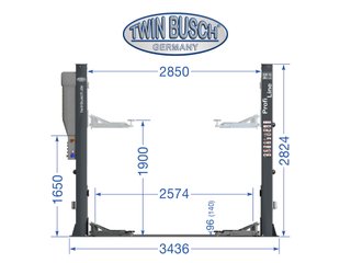 Elevador 2 columnas 4.2t TW242PE-G