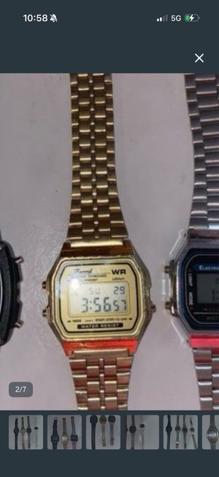 Reloj Farred Dorado Digital WR