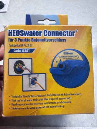 Conector agua manguera autocaravana y camper