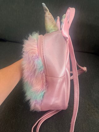 Mochila Unicornio Peluche Arcoíris