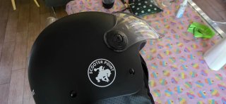 Casco Scooter Point Nero