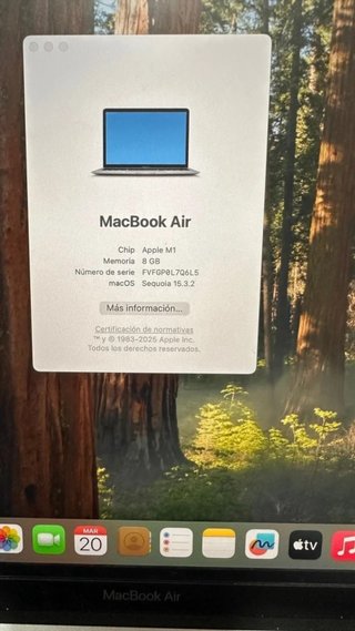 MacBook Air M1 2020 512GB Plata