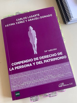 Compendio Derecho Persona y Patrimonio Uned