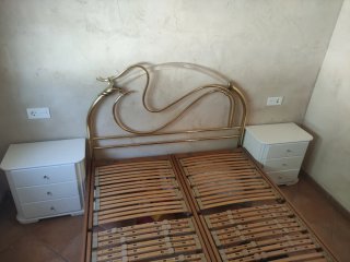 Somier matrimonio + cabezal metálico