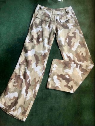 Pantalones anchos Miss Sixty camuflaje