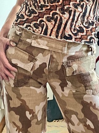 Pantalones anchos Miss Sixty camuflaje