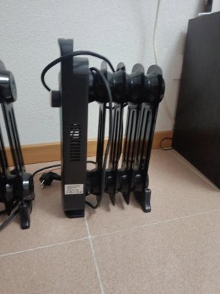 Radiador de aceite negro