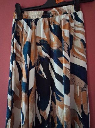 Falda Larga Estampada Talla S