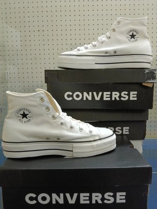 Converse Lift Hi Platform Bianche 44.5