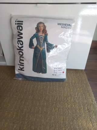 Disfraz Medieval Niña Talla 7-9