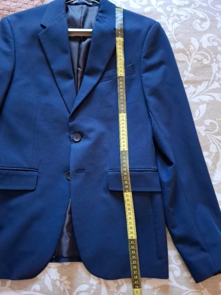 Traje azul Zara chico. Talla 44