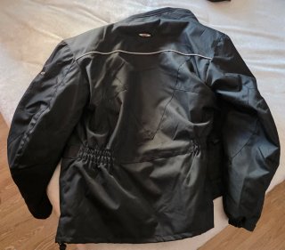 Chaqueta de moto negra talla XXL