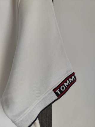 Polo Tommy Jeans Blanco Hombre Talla L
